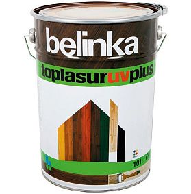 Лазурное покрытие для защитны дерева Belinka TopLаsur UV Plus (10л), бесцветный